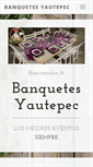 Mobile Screenshot of banquetesyautepec.com